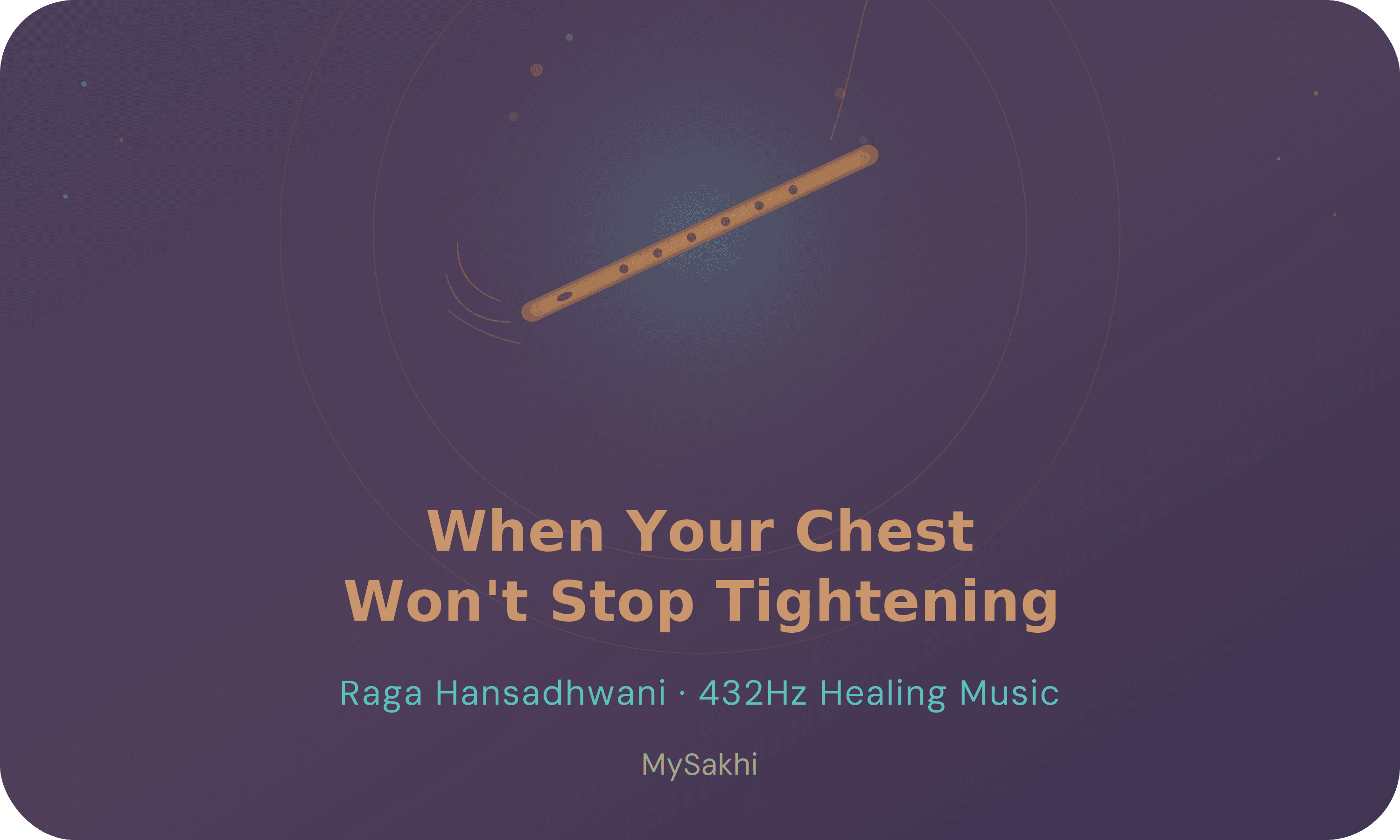 Breathe. The Flute Remembers.