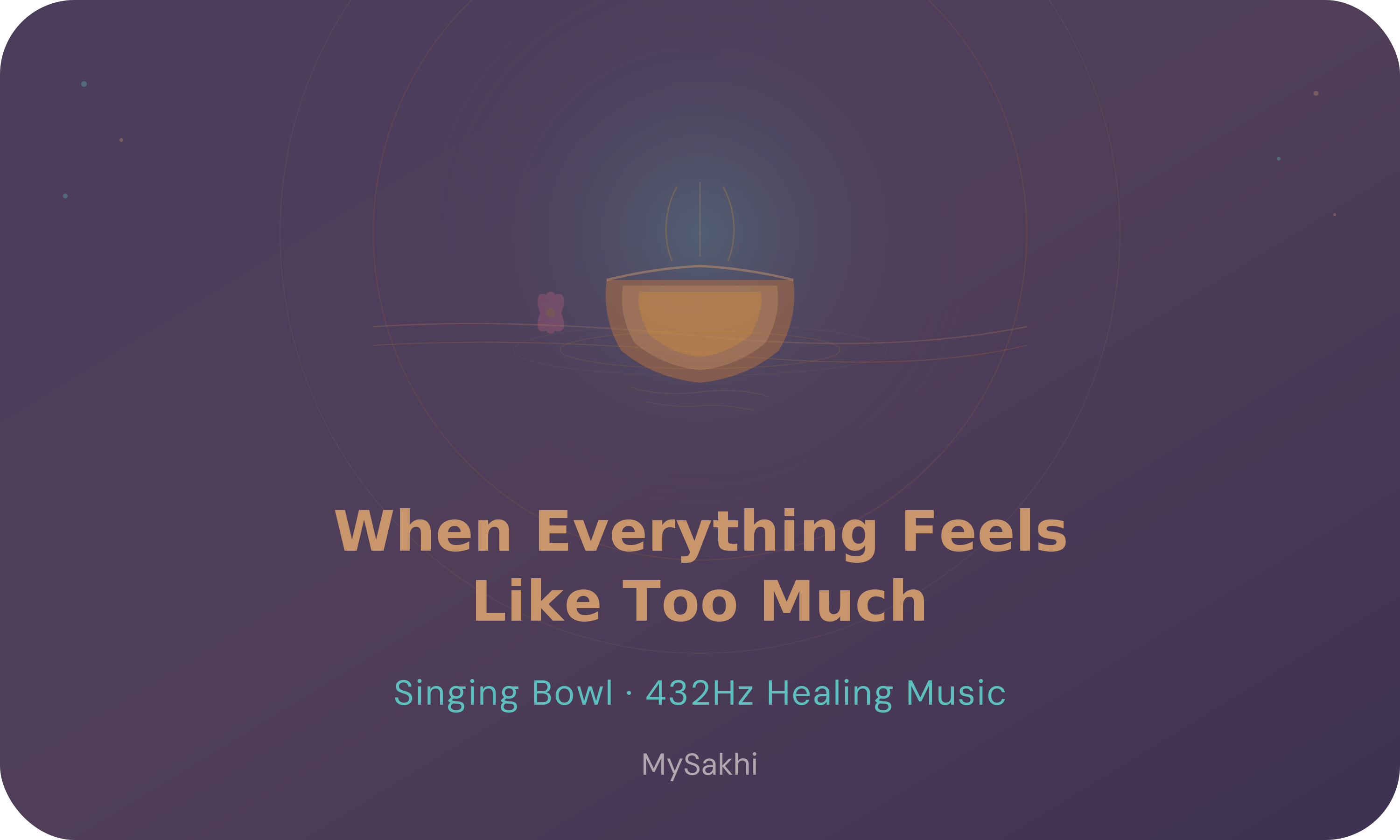 When Stillness Has A Sound.