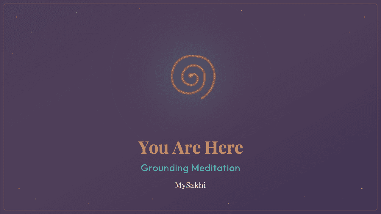 You Are Here. That Is Enough.